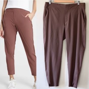 NWOT ATHLETA Brooklyn Ankle Pant, Brown, Size 14